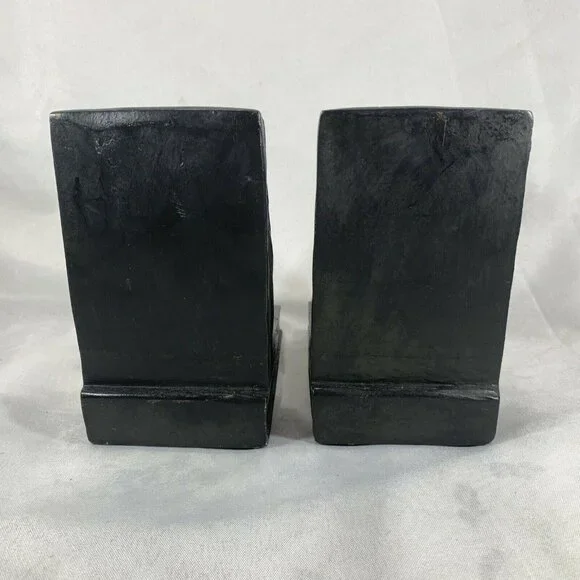 Vintage Cast Iron Monkey Bookend Reading Decorative Art Library Decor - Picture 5 of 7